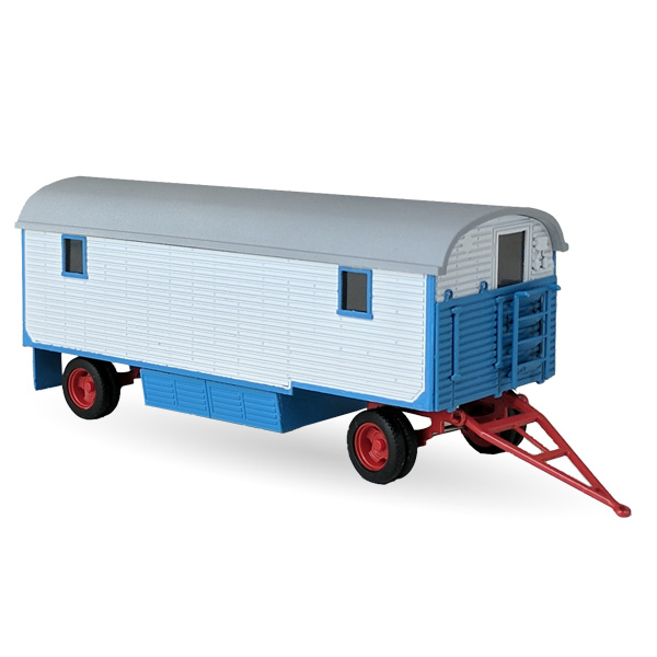 DDR Staatszirkus living wagon 2 cabins 7m - kit 1:87 (H0) DDR Staatszirkus living wagon 2 cabins 7m - kit 1:87 (H0)