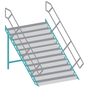 Circus Krone tent stairs set - kit 1:87 (H0) Circus Krone tent stairs set - kit 1:87 (H0)